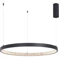 Lyora Suspension Preston noir Ø 80cm