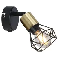 Globo Applique intérieure avec interrupteur Applique murale Spot de lecture 54802S-1AB