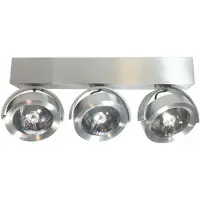 Artdelight Spot LED Dutchess 3x13w - 2700K - 40cm gris métal