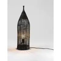 Lyora Lampadaire bohème Naos rotin 73H noir