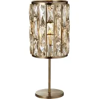 Searchlight Lampe de table classique Bijou or
