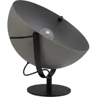 Masterlight Lampadaire Larino 40 noir avec gris béton