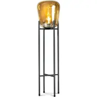 Eth Lampadaire Benn Gold noir avec de l'or