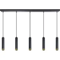 Expo Lampe suspendue pour table à manger 5 lumières Miller