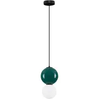 Lyora Suspension Noesis Ø 18cm vert avec blanc