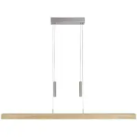 HerzBlut Lampe suspendue Leonora 121 cm - chêne naturel