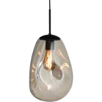 Masterlight Lampe suspendue Lava 1x verre doré Ø 22,5cm
