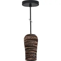 Think Paper Socket 003 Lampe suspendue en carton Ø 9cm