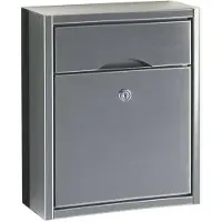 Albert Boîte aux lettres Letter Modèle 40cm gris