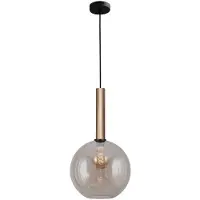 Masterlight Lampe suspendue Ø 30cm Bella 2 Laiton doré avec verre doré