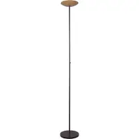 Masterlight Lampadaire de conception Scala noir avec or Ø 25cm