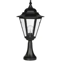 Franssen Lampe de terrasse classique Teccia noir