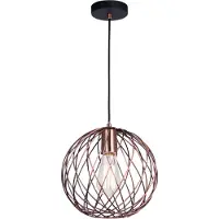 Lyora Suspension Eriberto Ø 25cm brun rouille