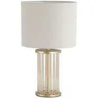Searchlight Lampe de table Swizzle champagne avec capuche
