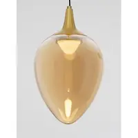 Nova Luce Suspension Nali 1 verre ambré clair