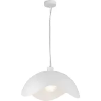 Masterlight Lampe pendante de conception Volta Ø50cm - ondulé - blanc