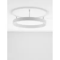Lyora Plafonnier Motif blanc Ø 60cm