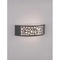 Nova Luce Applique murale grise Zenith ovale