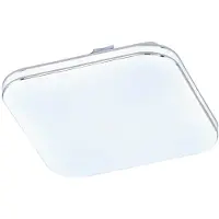 FISCHER&HONSEL GMBH Plafonnier LED carré Porto 34 cm