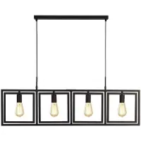 Searchlight Lampe suspendue noire Plaza