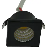 Lyora Spot encastrable carré Forte Mini noir