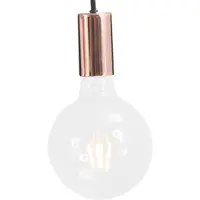 Masterlight Lampe à suspension Concepto cuivre rouge avec du noir