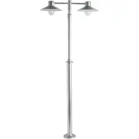 Franssen Lampe de terrasse Selva 2 lumières gris zinc