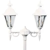 Konstsmide Lampe lanterne Pallas 2 lumières blanc