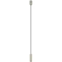 Nowodvorski Lighting Suspension FOURTY grise 1xGU10x10W en métal, dimensions : 133 x 4 x 4 cm, IP20, Lighting