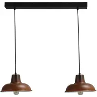 Masterlight Lampe de salle à manger Industria 2x26 Rural
