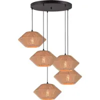 Masterlight Lampe pendante Japandig Bicono 5x Ø35cm