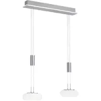 Q-SMART-HOME Lampe suspendue 2 lumières Q-Etienne métal