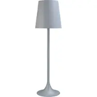 Masterlight Lampadaire Trip 55 Disk 195cm gris