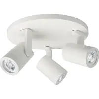 Highlight Spot monté en surface Halo Spot Blanc 3 lumières rond