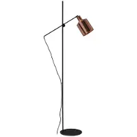 Masterlight Lampe de lecture au sol Concepto 161 Cuivre rouge
