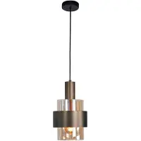 Highlight Suspension Marrone noir avec bronze cuivré