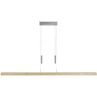 HerzBlut Lampe suspendue Leonora 160 cm - chêne nature