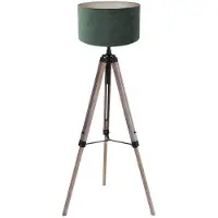 Steinhauer Lampadaire trépied Triek avec capot vert