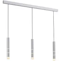 Paul Neuhaus Lampe suspendue en aluminium Pure Vega 3 lumières