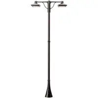Franssen Lampe de jardin LED City Highlight LED - 2 lumières - 300cm gris graphite