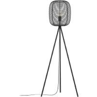 Eglo Lampadaire trépied noir Rinroe Ø 32,5 cm