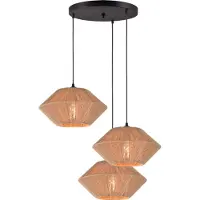 Masterlight Lampe pendante Japandig Bicono 3x Ø35cm