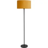 Highlight Lampadaire Project noir avec abat-jour jaune Ø 45cm