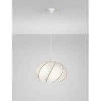 Lyora Suspension Bora blanc Ø 45cm