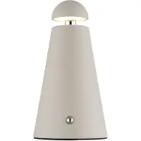 Globo Lampe de table moderne Liva Brun sable rechargeable