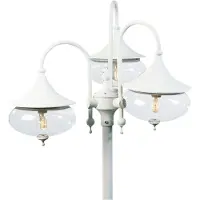 Konstsmide Lampe lanterne Libra 3 lumières blanc