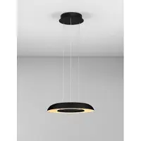 Lyora Suspension moderne Epos Ø 40cm noir avec blanc
