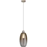 Masterlight Lampe suspendue en verre Olive Ø 18,5 cm - sable