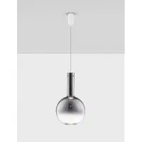 Lyora Suspension Nostos verre fumé Ø 30cm