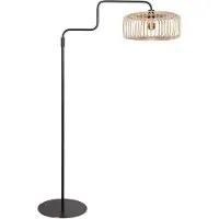 Steinhauer Lampadaire Bloeba noir avec bambou